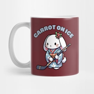 Ice hockey rabbit Mug